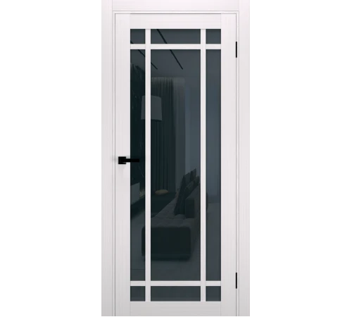 Міжкімнатні Двері Terminus Ukrainian Doors UD-16 Чорне скло Ламінатин
