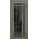 Міжкімнатні Двері Terminus Ukrainian Doors UD-16 Чорне скло Ламінатин