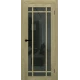 Міжкімнатні Двері Terminus Ukrainian Doors UD-16 Чорне скло Ламінатин