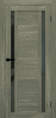Межкомнатные Двери Terminus Ukrainian Doors UD-17 Черное стекло Ламинатин
