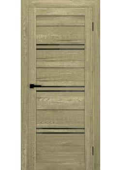 Двері Terminus Ukrainian Doors UD-11 Чорне скло