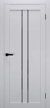 Межкомнатные Двери Terminus Ukrainian Doors UD-14 ПП Черное стекло ПВХ плёнка