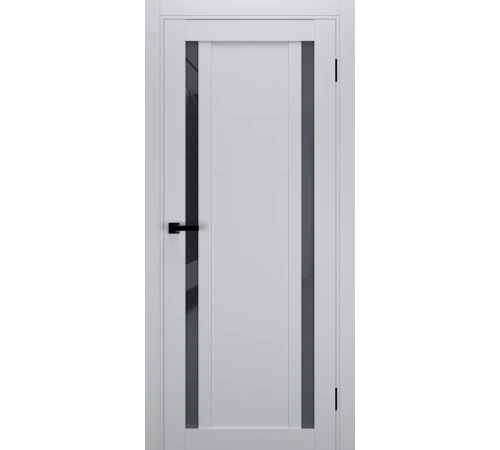 Міжкімнатні Двері Terminus Ukrainian Doors UD-17 ПП Чорне скло ПВХ плівка