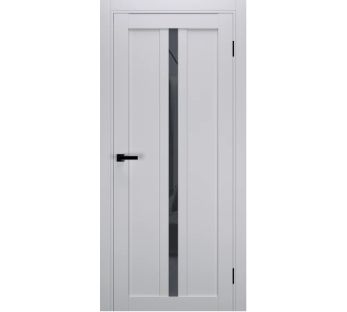 Міжкімнатні Двері Terminus Ukrainian Doors UD-19 ПП Чорне скло ПВХ плівка