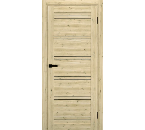 Міжкімнатні Двері Terminus Ukrainian Doors UD-20 Чорне скло Ламінатин