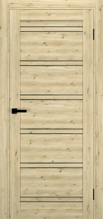 Межкомнатные Двери Terminus Ukrainian Doors UD-20 Черное стекло Ламинатин