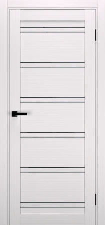 Межкомнатные Двери Terminus Ukrainian Doors UD-20 Черное стекло Ламинатин