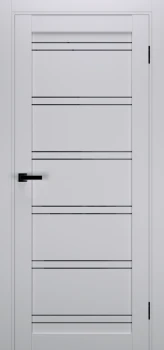 Двері Terminus Ukrainian Doors UD-20 ПП Чорне скло
