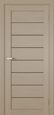 Міжкімнатні Двері Terminus Ukrainian Doors UD-01 ПВХ Чорне скло ПВХ плівка