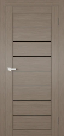 Міжкімнатні Двері Terminus Ukrainian Doors UD-01 ПВХ Чорне скло ПВХ плівка