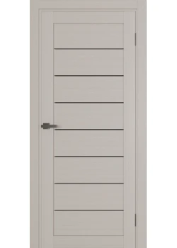 Двері Terminus Ukrainian Doors UD-01 ПВХ Чорне скло