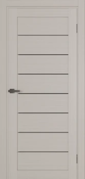 Двері Terminus Ukrainian Doors UD-01 ПВХ Чорне скло
