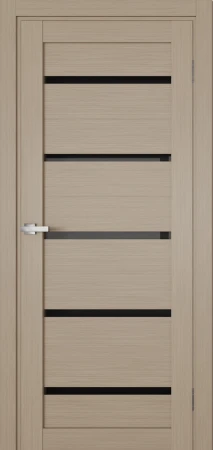 Міжкімнатні Двері Terminus Ukrainian Doors UD-02 ПВХ Чорне скло ПВХ плівка