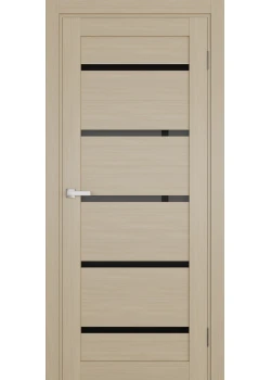 Двері Terminus Ukrainian Doors UD-02 ПВХ Чорне скло
