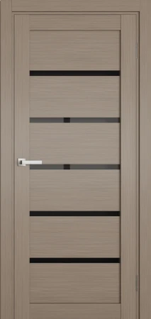 Міжкімнатні Двері Terminus Ukrainian Doors UD-04 ПВХ Чорне скло ПВХ плівка