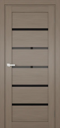 Міжкімнатні Двері Terminus Ukrainian Doors UD-04 ПВХ Чорне скло ПВХ плівка