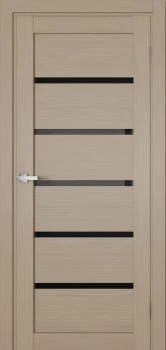 Двері Terminus Ukrainian Doors UD-04 ПВХ Чорне скло