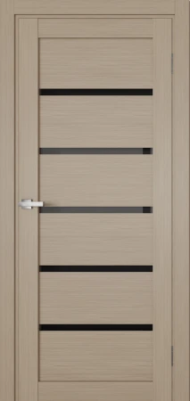 Міжкімнатні Двері Terminus Ukrainian Doors UD-04 ПВХ Чорне скло ПВХ плівка