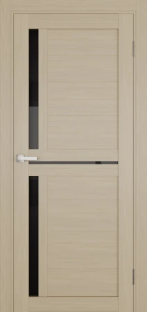 Міжкімнатні Двері Terminus Ukrainian Doors UD-05 ПВХ Чорне скло ПВХ плівка