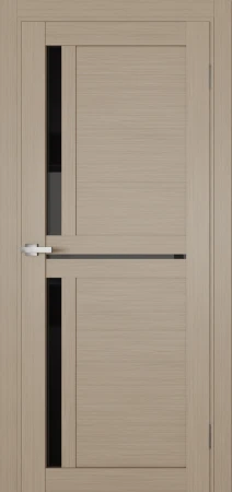 Міжкімнатні Двері Terminus Ukrainian Doors UD-05 ПВХ Чорне скло ПВХ плівка