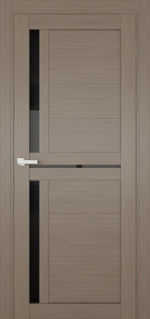Міжкімнатні Двері Terminus Ukrainian Doors UD-05 ПВХ Чорне скло ПВХ плівка
