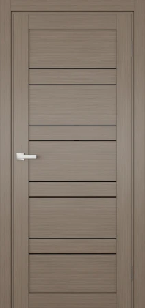Міжкімнатні Двері Terminus Ukrainian Doors UD-06 ПВХ Чорне скло ПВХ плівка