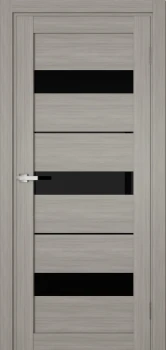 Двері Terminus Ukrainian Doors UD-07 ПВХ Чорне скло