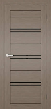 Міжкімнатні Двері Terminus Ukrainian Doors UD-11 ПВХ Чорне скло ПВХ плівка