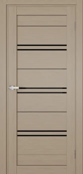 Двері Terminus Ukrainian Doors UD-11 ПВХ Чорне скло