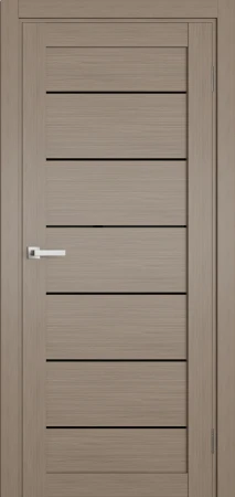 Міжкімнатні Двері Terminus Ukrainian Doors UD-12 ПВХ Чорне скло ПВХ плівка