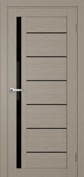 Двері Terminus Ukrainian Doors UD-13 ПВХ Чорне скло