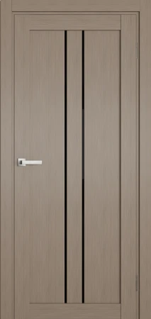 Міжкімнатні Двері Terminus Ukrainian Doors UD-14 ПВХ Чорне скло ПВХ плівка