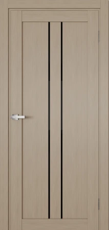 Міжкімнатні Двері Terminus Ukrainian Doors UD-14 ПВХ Чорне скло ПВХ плівка