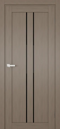 Міжкімнатні Двері Terminus Ukrainian Doors UD-14 ПВХ Чорне скло ПВХ плівка