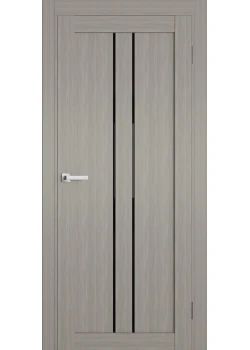 Двері Terminus Ukrainian Doors UD-14 ПВХ Чорне скло