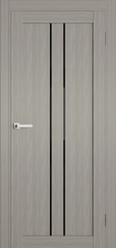 Двері Terminus Ukrainian Doors UD-14 ПВХ Чорне скло