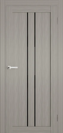 Міжкімнатні Двері Terminus Ukrainian Doors UD-14 ПВХ Чорне скло ПВХ плівка