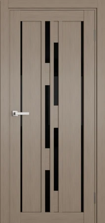 Міжкімнатні Двері Terminus Ukrainian Doors UD-15 ПВХ Чорне скло ПВХ плівка
