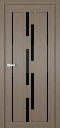 Міжкімнатні Двері Terminus Ukrainian Doors UD-15 ПВХ Чорне скло ПВХ плівка