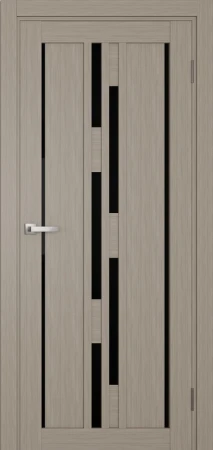 Міжкімнатні Двері Terminus Ukrainian Doors UD-15 ПВХ Чорне скло ПВХ плівка