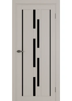 Двері Terminus Ukrainian Doors UD-15 ПВХ Чорне скло