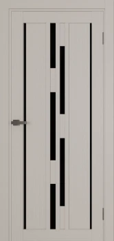 Двері Terminus Ukrainian Doors UD-15 ПВХ Чорне скло