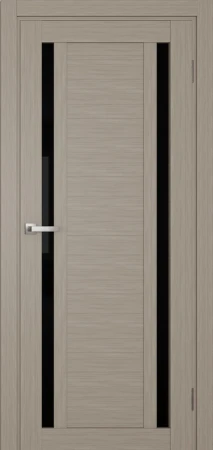 Міжкімнатні Двері Terminus Ukrainian Doors UD-17 ПВХ Чорне скло ПВХ плівка