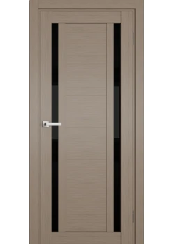 Двері Terminus Ukrainian Doors UD-17 ПВХ Чорне скло