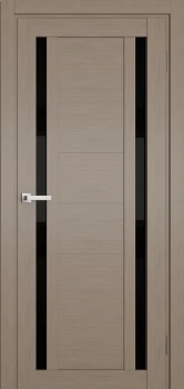 Двері Terminus Ukrainian Doors UD-17 ПВХ Чорне скло