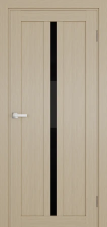 Міжкімнатні Двері Terminus Ukrainian Doors UD-19 ПВХ Чорне скло ПВХ плівка