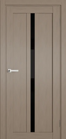 Міжкімнатні Двері Terminus Ukrainian Doors UD-19 ПВХ Чорне скло ПВХ плівка