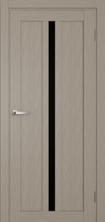 Міжкімнатні Двері Terminus Ukrainian Doors UD-19 ПВХ Чорне скло ПВХ плівка