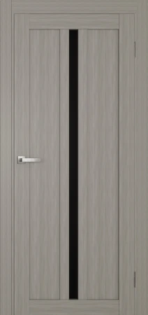 Міжкімнатні Двері Terminus Ukrainian Doors UD-19 ПВХ Чорне скло ПВХ плівка