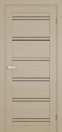 Межкомнатные Двери Terminus Ukrainian Doors UD-20 ПВХ Черное стекло ПВХ плёнка